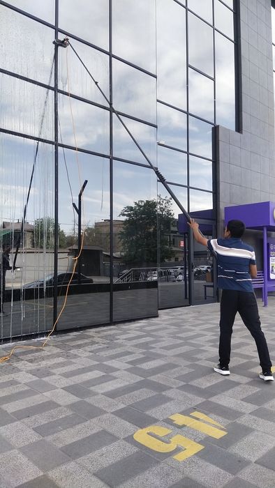 Мойка окон и фасадов. Мойка сендвич панел Moyka fasad