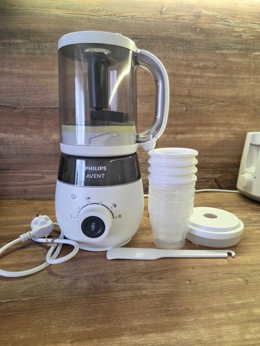 Уред за готвене на пара и блендер 4в1 Philips Avent SCF883/01