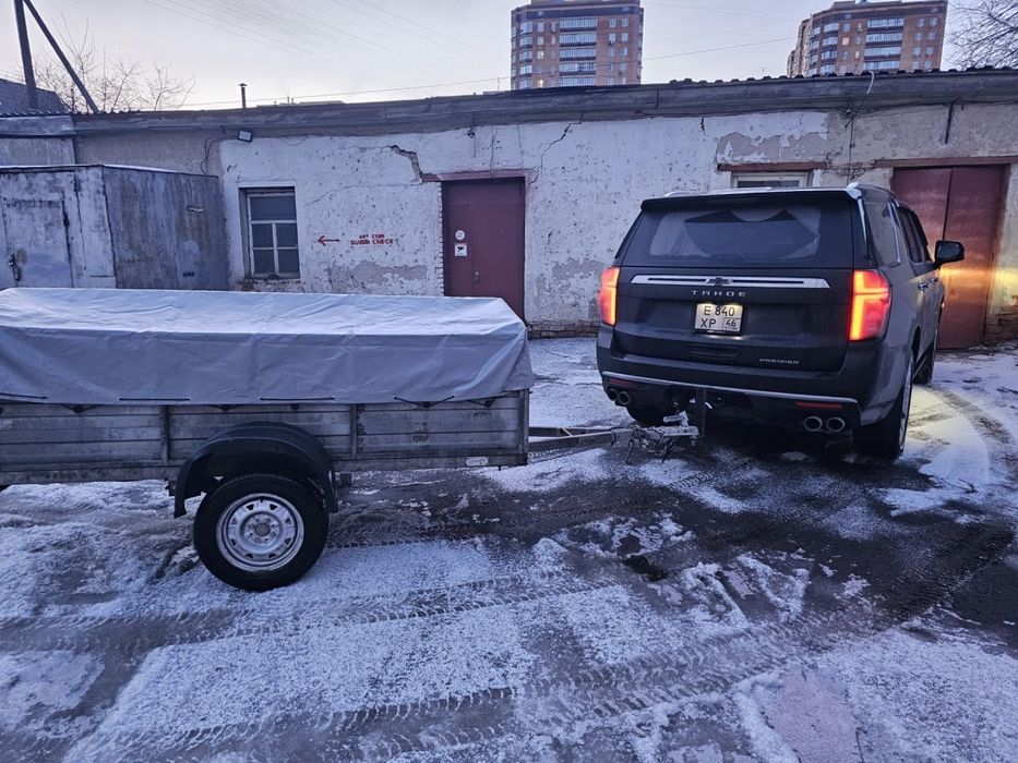 Фаркоп Шевроле Тахо с электриков.