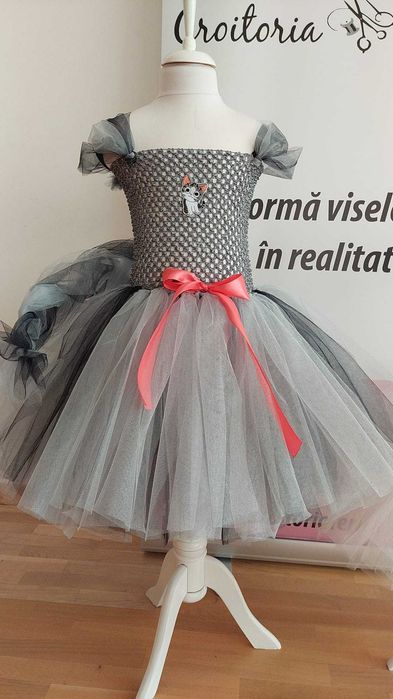 Rochita TUTU Pisica Pui Rata Iepuras Catel Elefant serbare carnaval