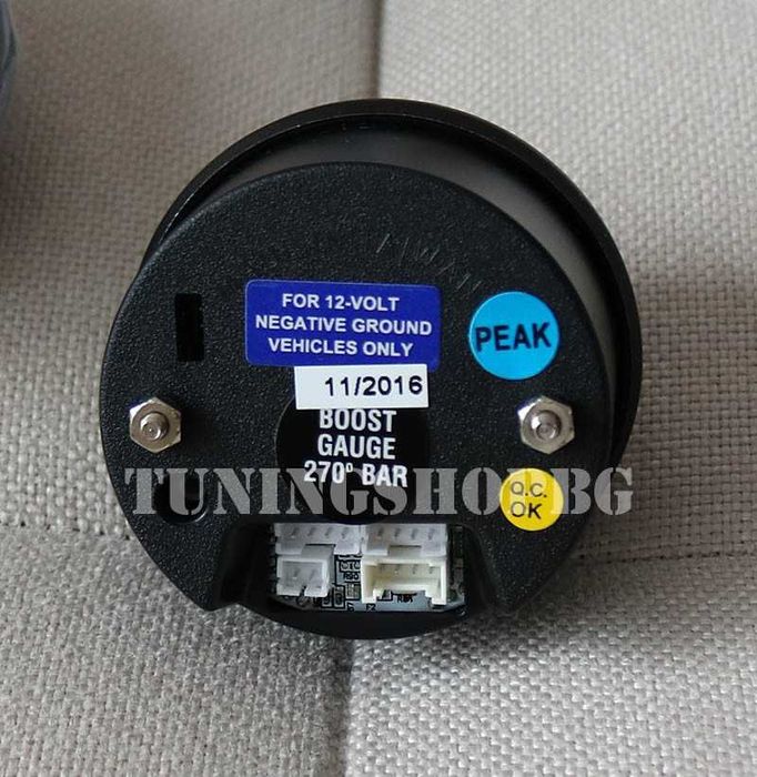 Дигитален буустметър 60 мм 3 бара | Налягане турбо въздух