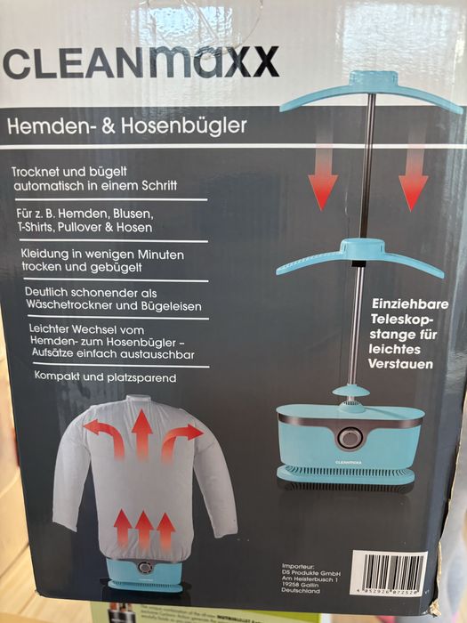 Aparat de uscat si calcat haine CleanMAXX