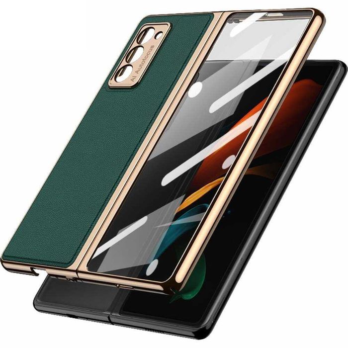 Huse premium+Folie full protectie fata spate SAMSUNG Galaxy Z Fold2 5G