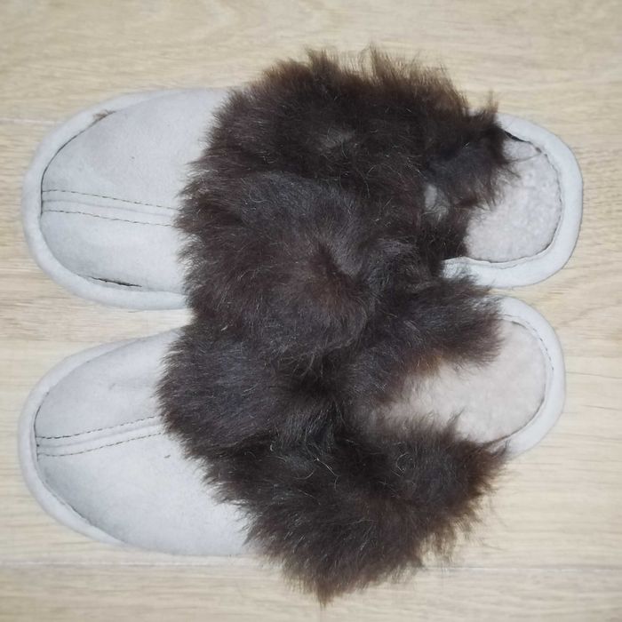 Papuci de casa , șoșoni blana naturala