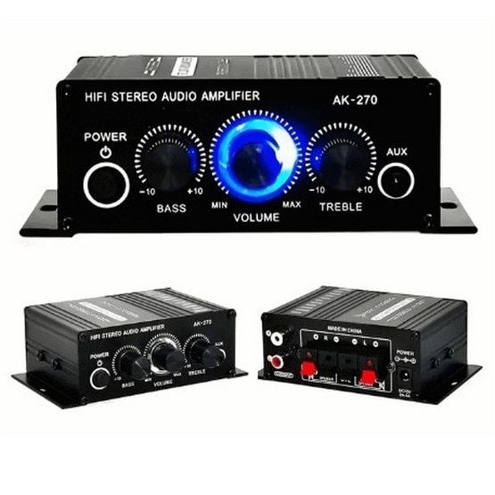 Amplificator de putere audio,40W RMS,aliaj din aluminiu,nou