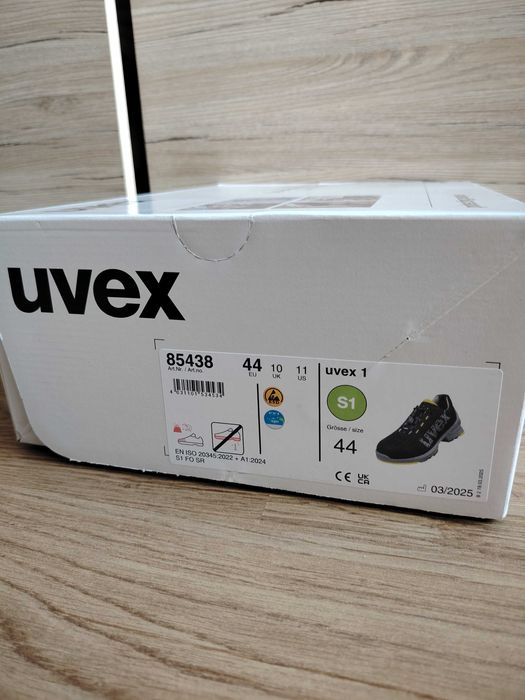 Bocanci - Pantofi de protectie Uvex , ESD , marimea 44 , NOI