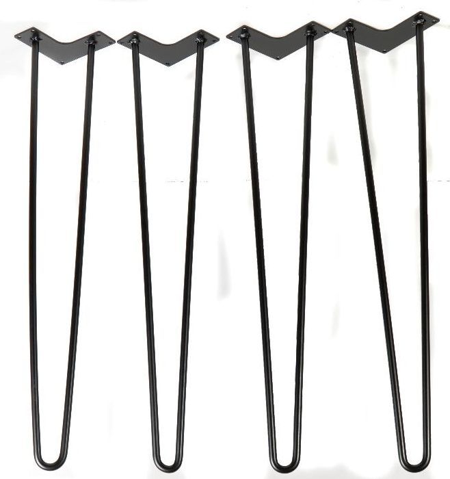 Метални крака за маси Фиба - hairpin legs.