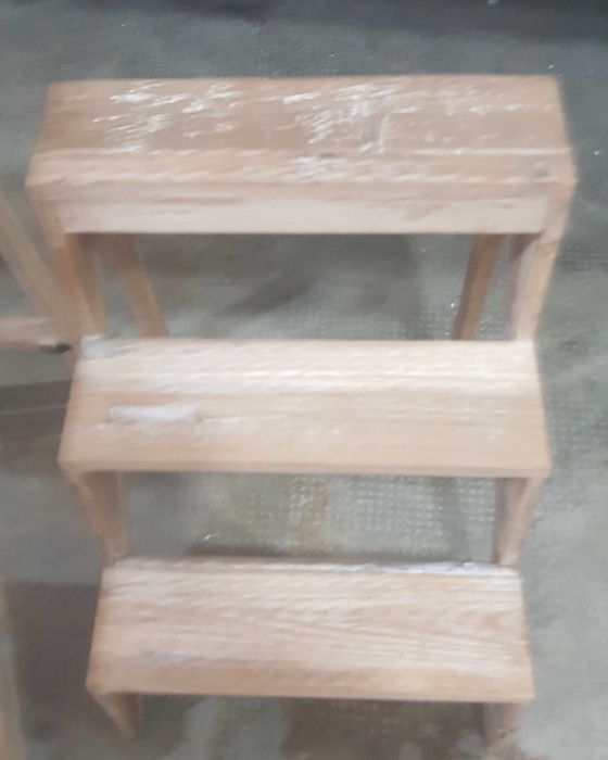 Rafturi DKD Home Decor, lemn reciclat natural , molid , 2 buc