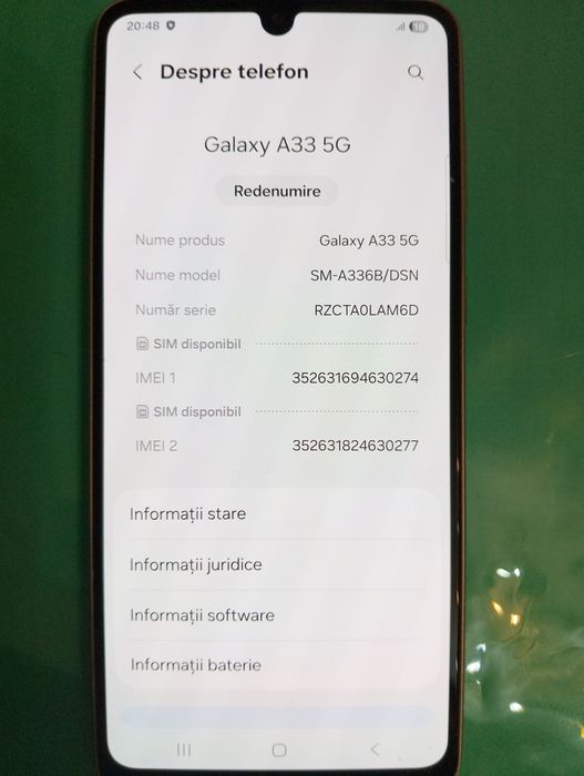 Telefon Samsung A 33 -5G