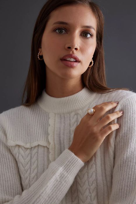 Selected Femme пуловер с пеплум