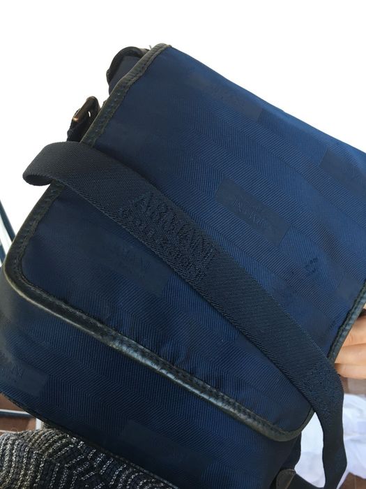 Armani Collezione, ретро мъжка  чанта презрамо