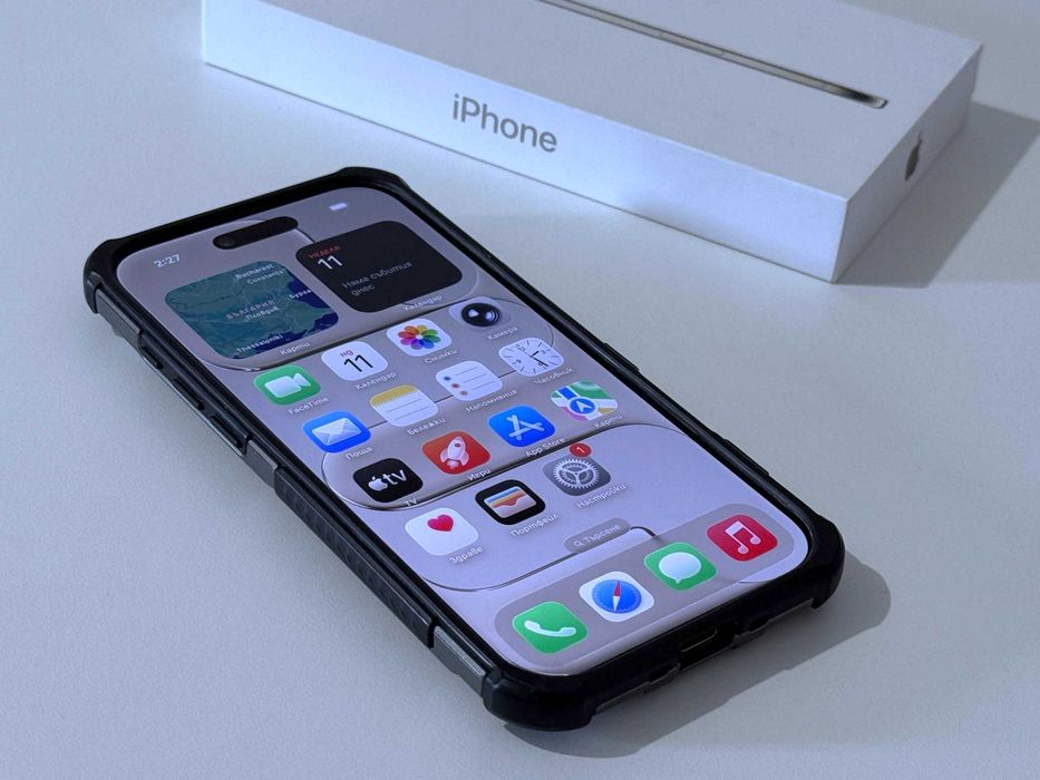Бартер! Гаранция! iPhone ( 17 ) Air Light Gold (Златен) 100% Батерия.