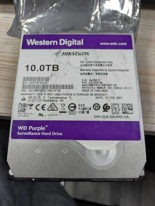 HDD WD Hikvision 10TB