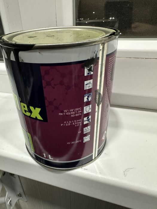 Продам краску для авто. Чёрную.