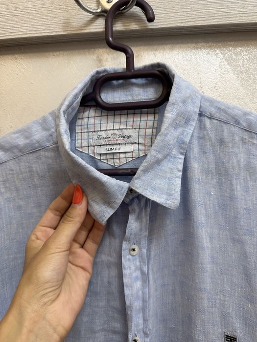 Риза от лен TEODOR