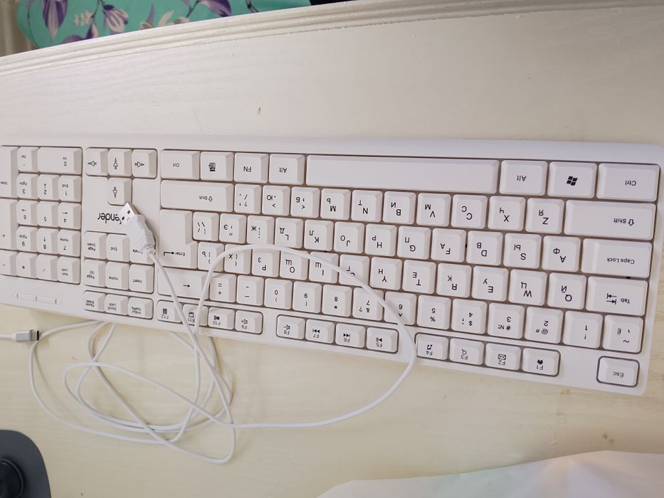 Клавиатура с мышкой радужные