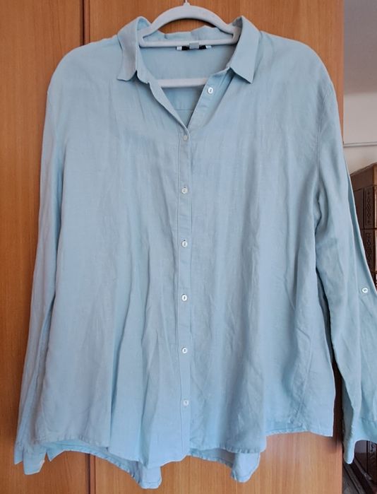 Camasa femei H&M Germany .Marimea 44.        Linen 55% ,Cotton 45%