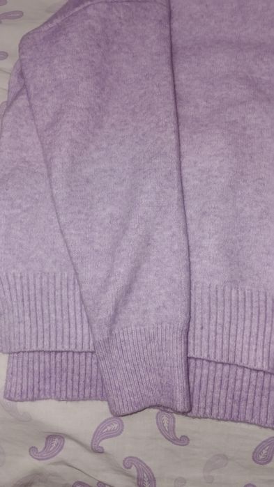 Свитер шерстянной кофта сиреневая