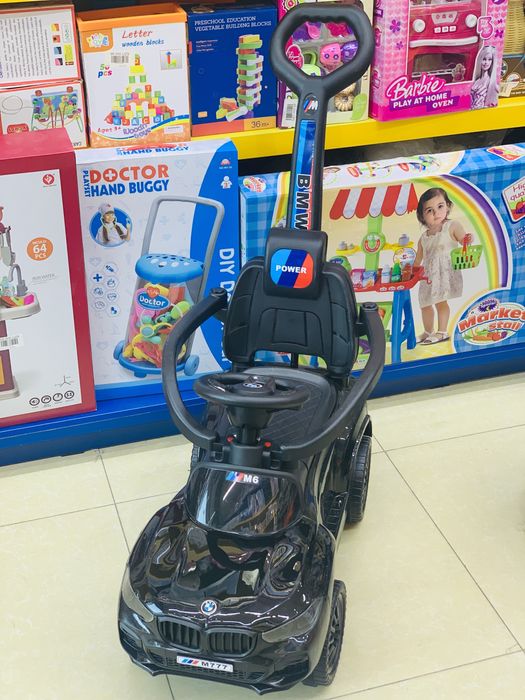 Детский машина (777)Толокар Bolalar mashinasi ruchkali  Самокат Игра