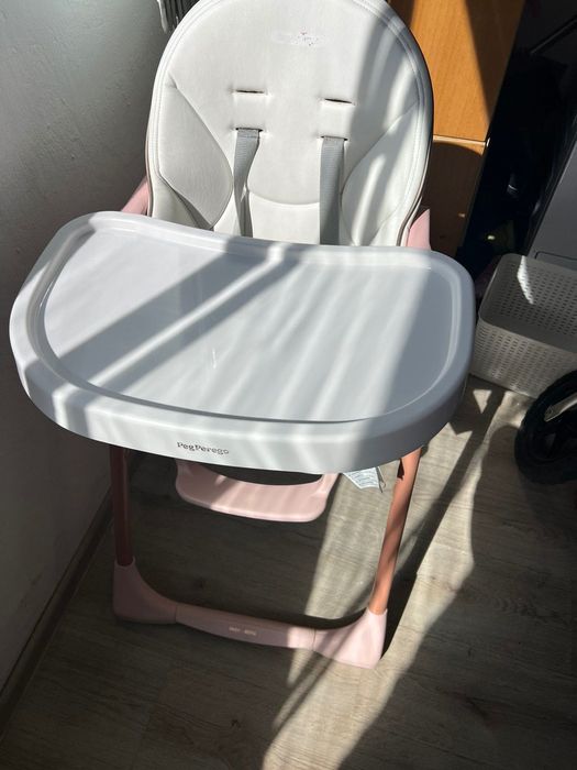 Бебешко Столче за хранене 2в1 Peg Perego Prima Pappa Zero , 0-15 кг, розово