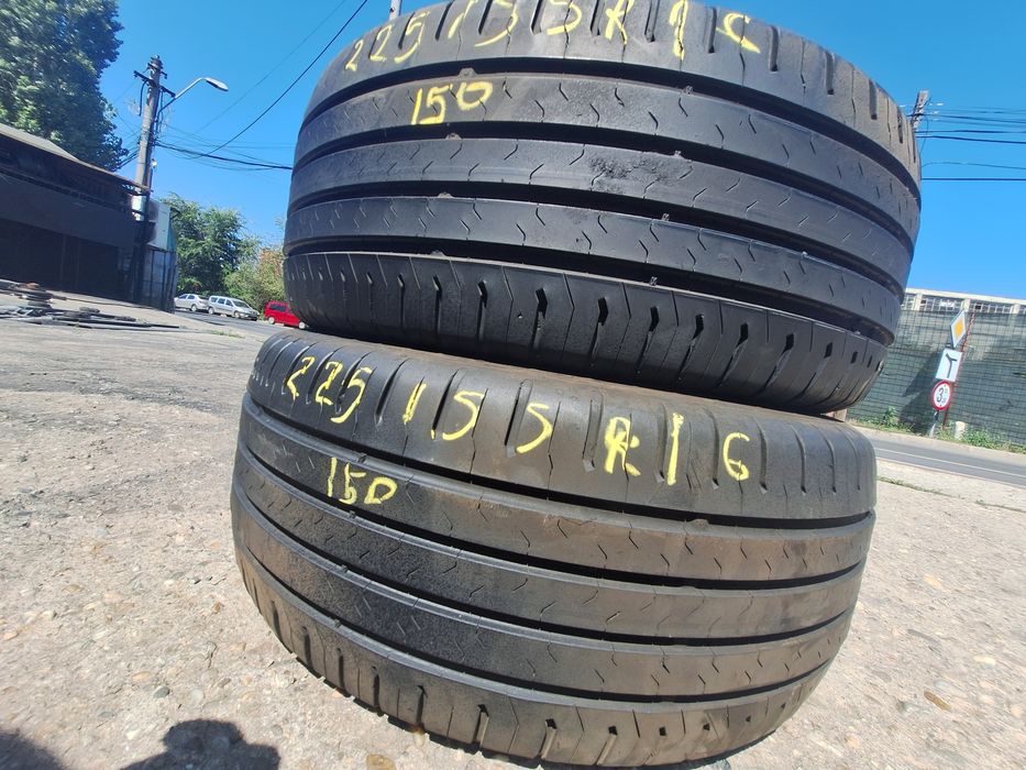 2 anvelope vara 225/55 r16  Continental Montaj Gratuit