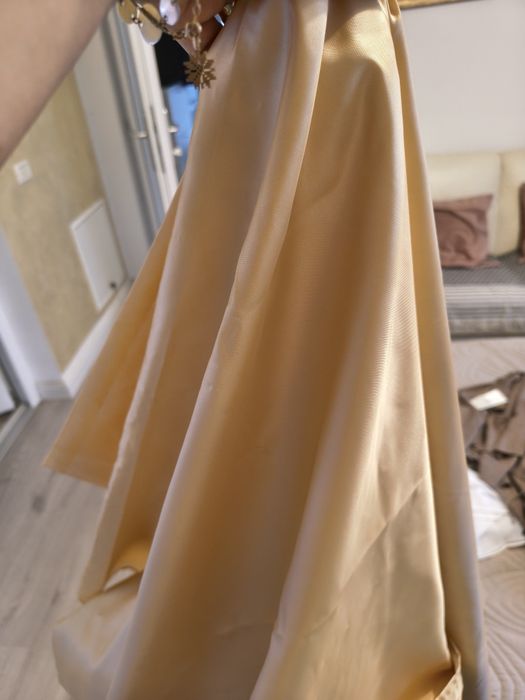 Set draperii noi auriu lucios