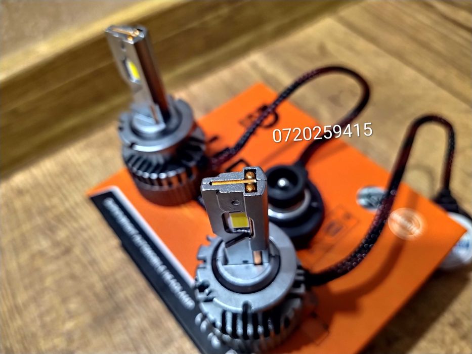 Set 2 Becuri LED D2S/R CANBUS, 110W, ventilator, 6000K, 12000LM