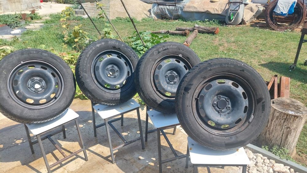 Vand jante 5x100 SKODA,VW,AUDI (cauciucuri iarna)