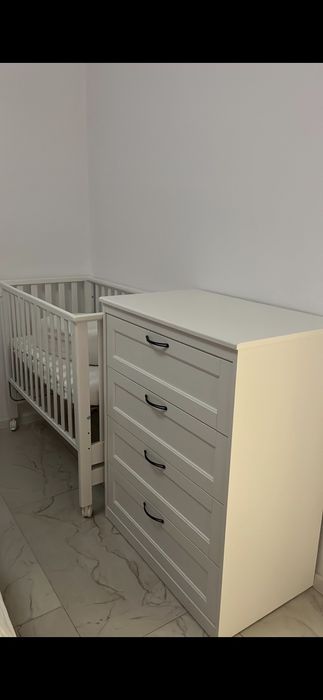 Patut cosleeping lemn plus cadita si alte lucruri gratis