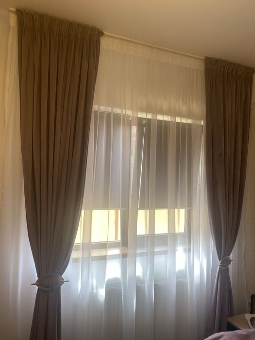 Set 2 draperii catifea