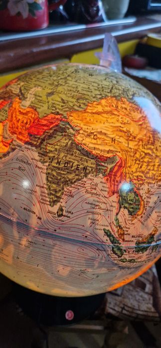 Vând glob pământesc cu bec tip didactic