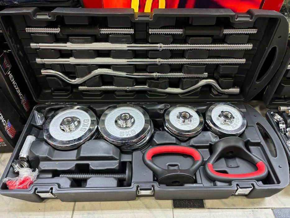 Гантел Хромированные