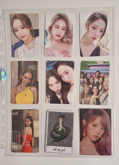 Kpop официални фотокартички