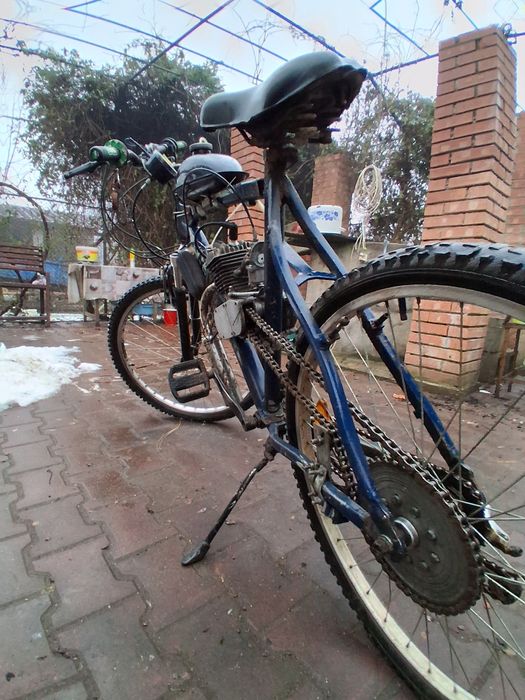 Bicicleta cu motor 80cc