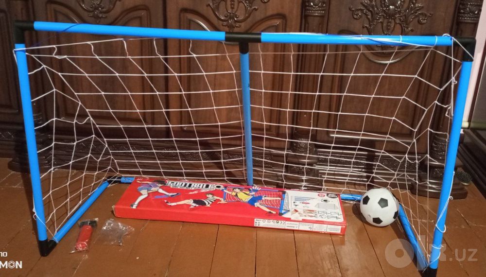 Futbol darvozasi o'yinchoq 125 sm × 75 sm. Футбольный ворота для детей