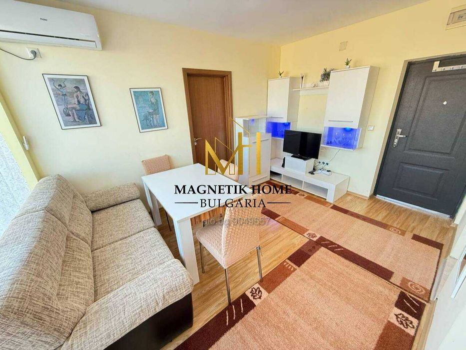 Кокетен двустаен апартамент на метри от морето в ж.к. Сарафово