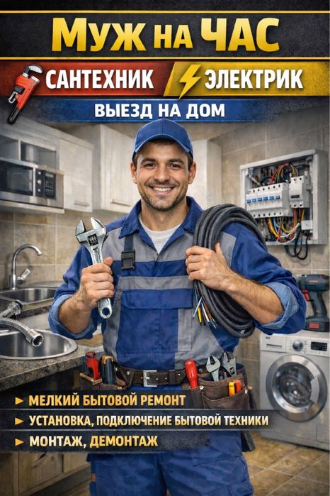 Elektrik,santexnik xizmatlari