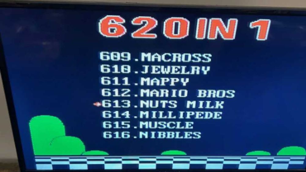 Телевизионна игра с 620 вградени класически игри