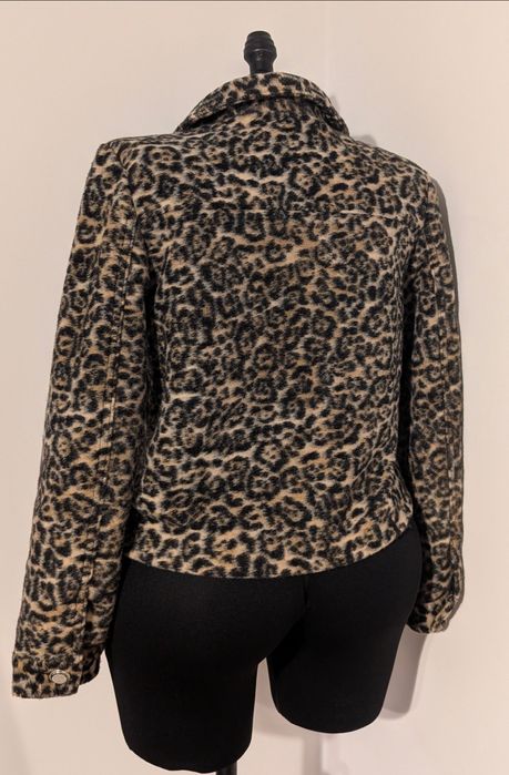 Jachetă animal print – statement, elegantă,Mărimea S-M