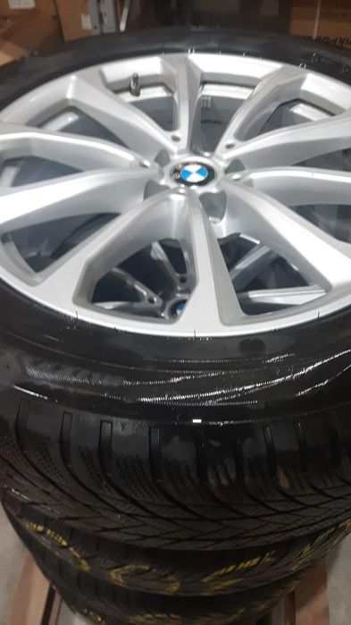 Jante 20 inch cu anvelope iarna, originale BMW X7 G07