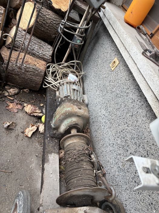 Хаспел , Мотор-редуктор ,Електрически строителен телфер