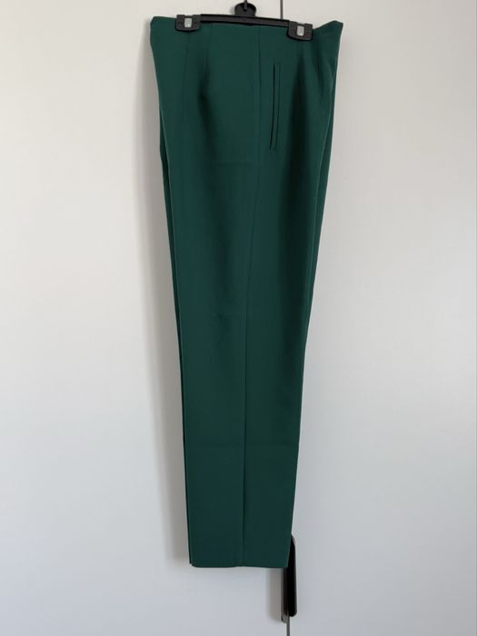 Брюки Zara, изумрудный цвет, р.L