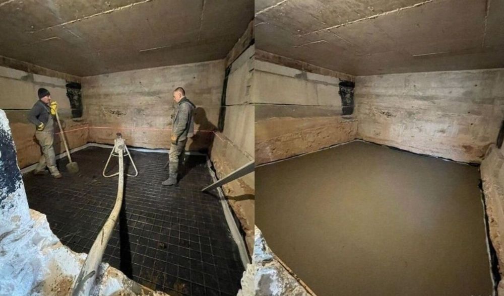 Пол сухой стяшка стяшка пол