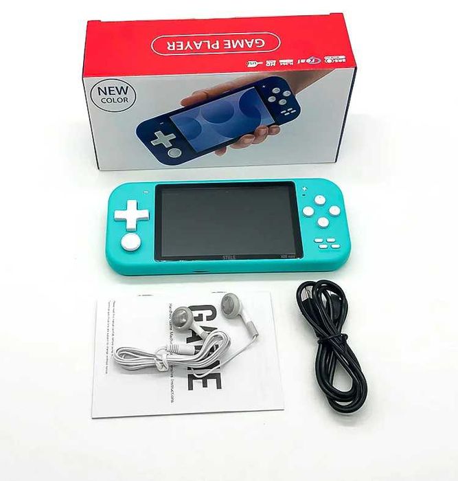 Конзола за игри STELS X20 Mini с 10 000 ретро игри, Super Mario, 4.3 инча, 6 цвята
