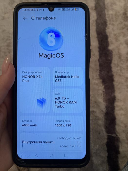 продам honor x7a plus