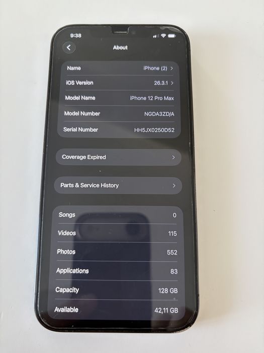 Iphone 12 pro max 128 GB перфектен
