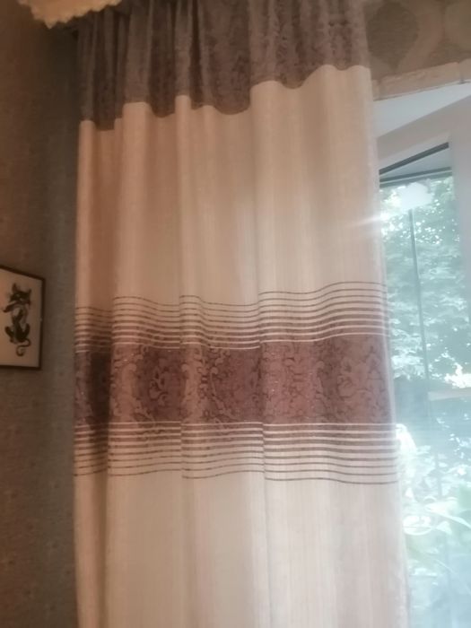 Портьер и тюль в отличном состоянии