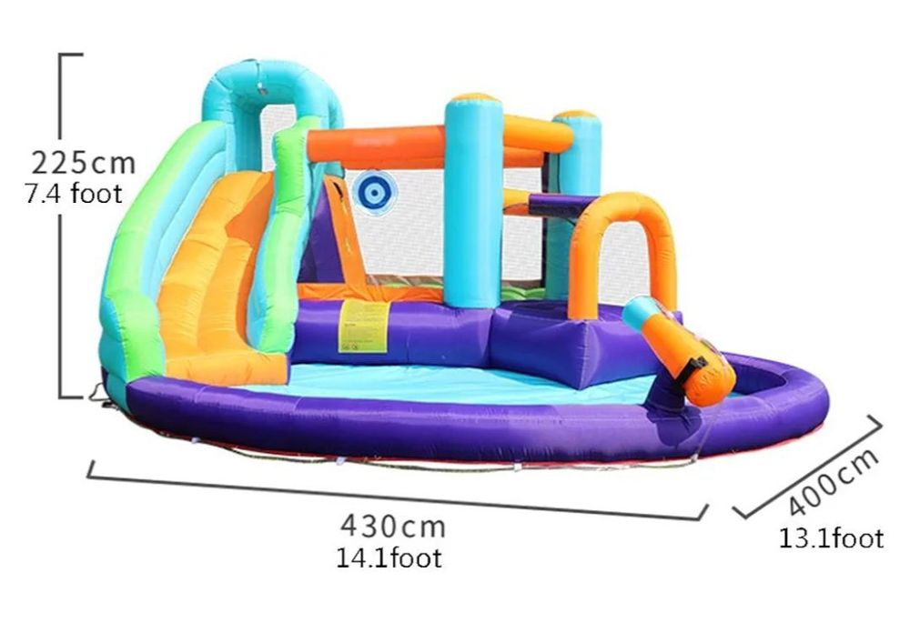 Надувной детский батут Doctor Dolphin 430х400х235