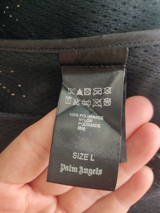 Palm Angels черно яке със златисти елементи