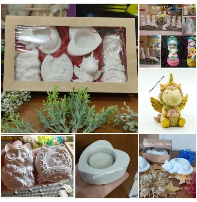 Фигурки из гипса по 100 тг! Распродажа!